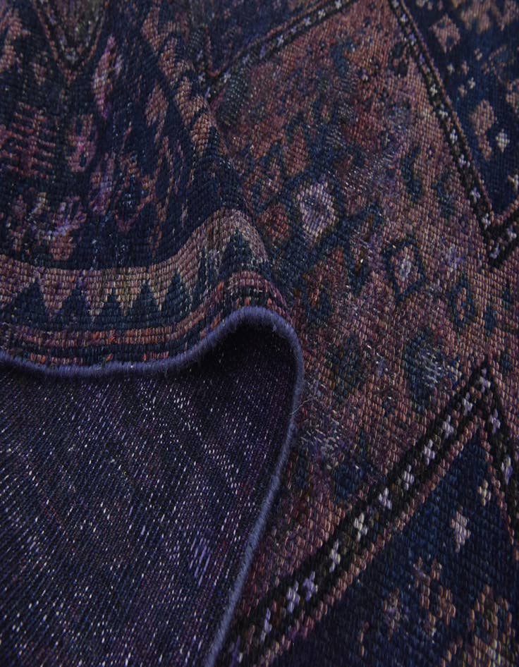 Detail image of  3' 9 x 5' 7  Hand Knotted Ultra Vintage Persian Wool Rug