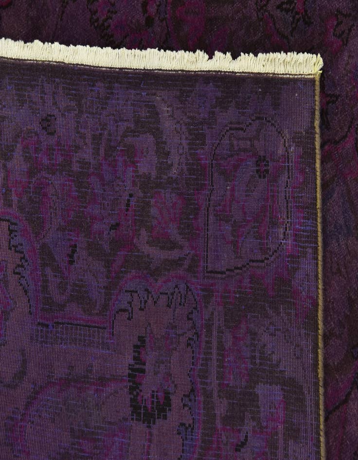 Detail image of  5' 3 x 8' 4  Hand Knotted Ultra Vintage Persian Wool Rug