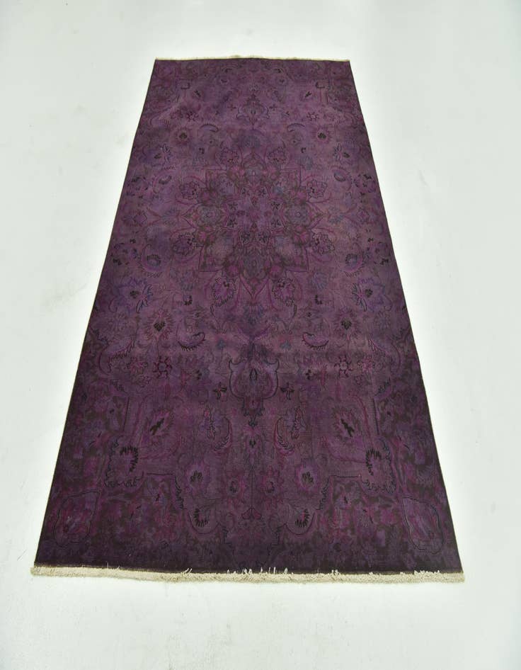 Detail image of  5' 3 x 8' 4  Hand Knotted Ultra Vintage Persian Wool Rug