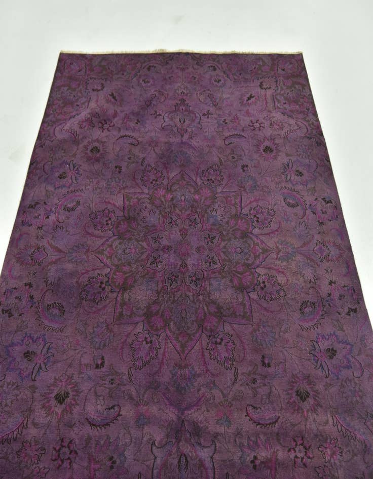 Detail image of  5' 3 x 8' 4  Hand Knotted Ultra Vintage Persian Wool Rug