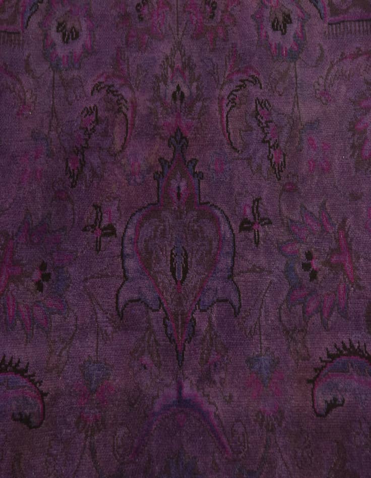 Detail image of  5' 3 x 8' 4  Hand Knotted Ultra Vintage Persian Wool Rug