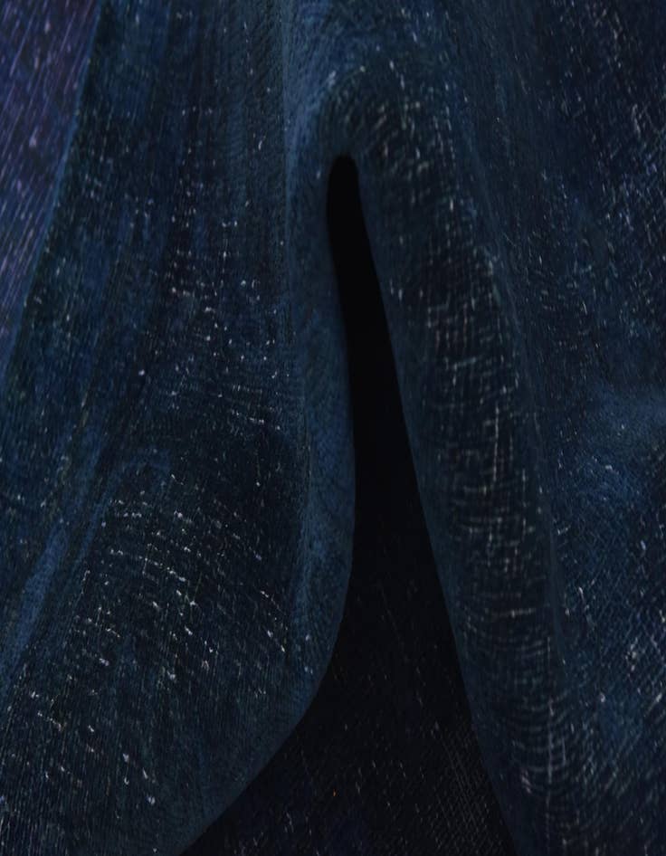 Detail image of  9' 1 x 12' 5  Hand Knotted Ultra Vintage Persian Wool Rug