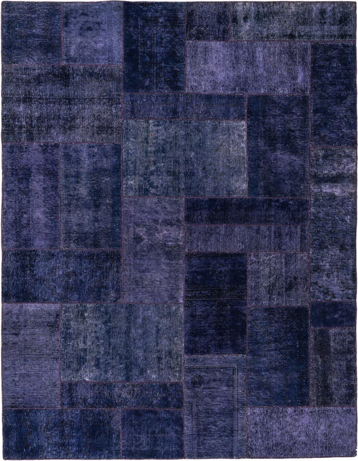  6' 7 x 9' 10  Hand Knotted Ultra Vintage Persian W...