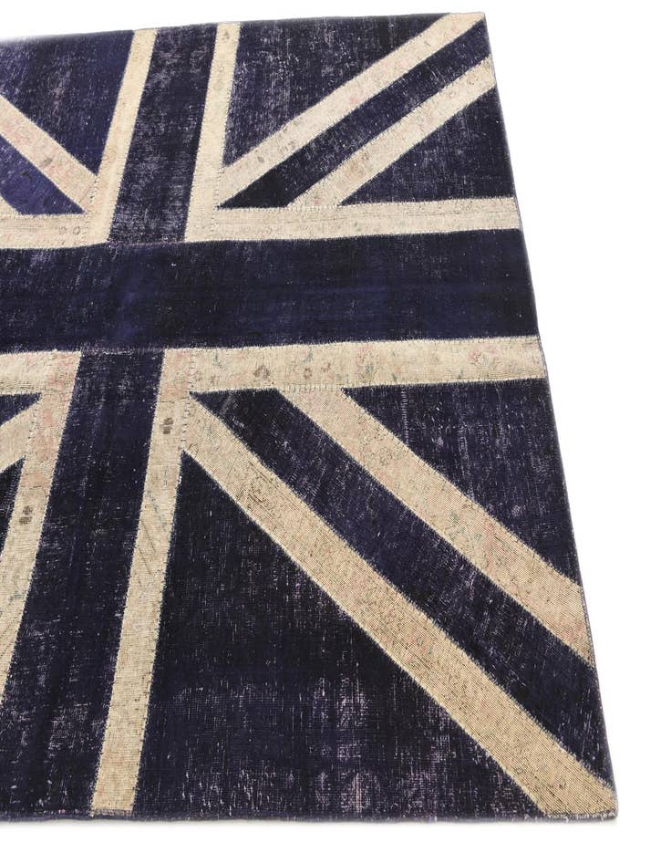 Detail image of  5' 8 x 8' 1  Hand Knotted Ultra Vintage Persian Wool Rug