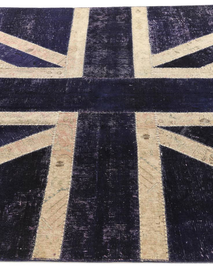 Detail image of  5' 8 x 8' 1  Hand Knotted Ultra Vintage Persian Wool Rug