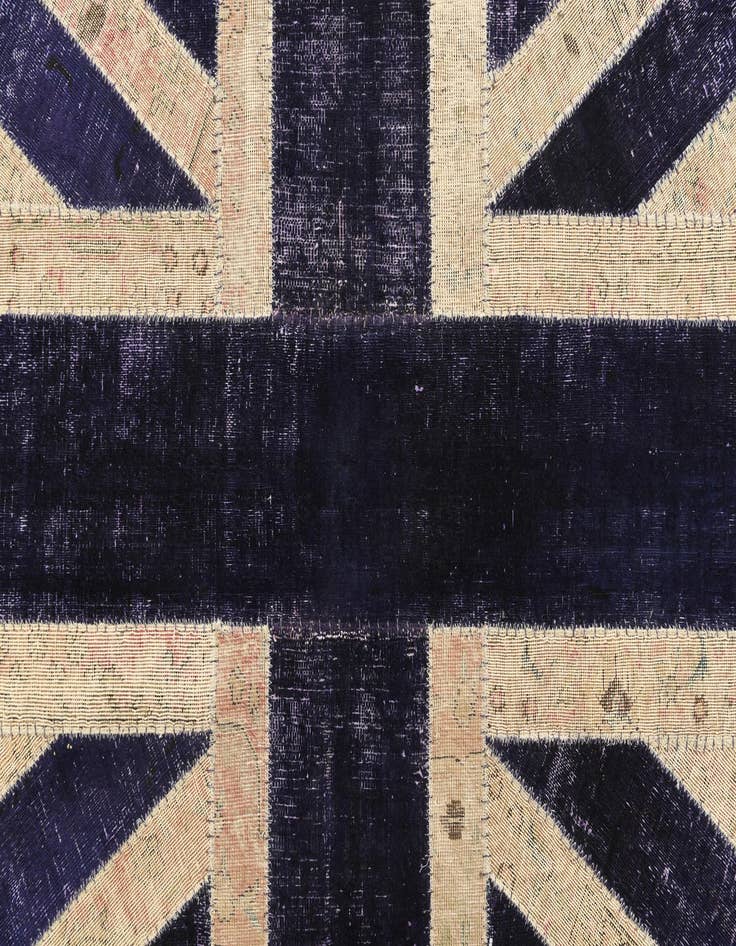 Detail image of  5' 8 x 8' 1  Hand Knotted Ultra Vintage Persian Wool Rug