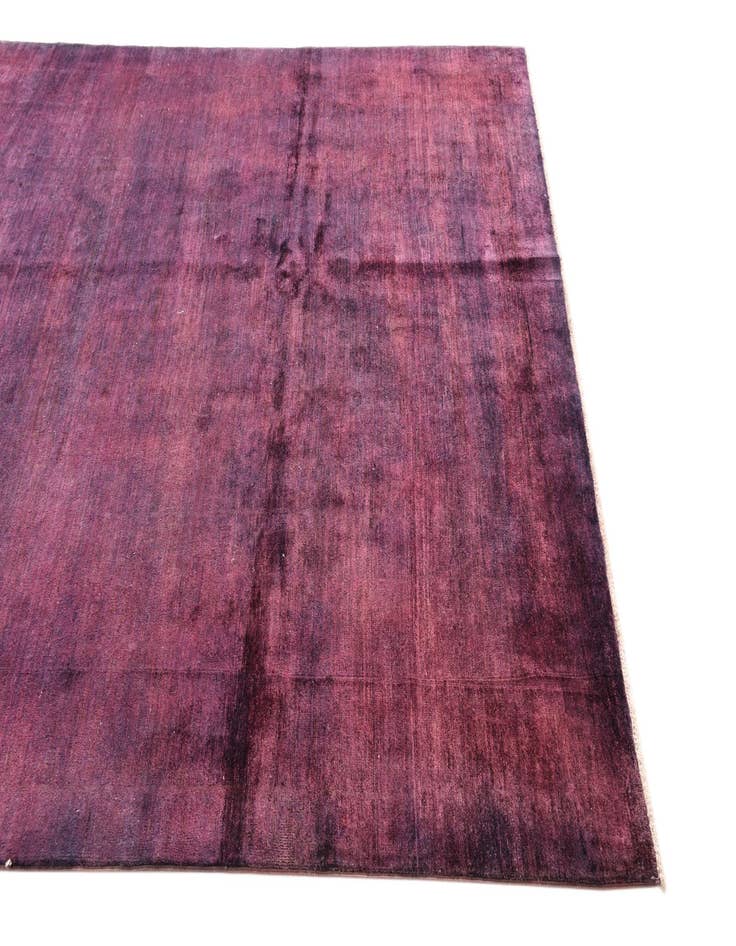 Detail image of  6' 6 x 8'  Hand Knotted Ultra Vintage Persian Wool Rug