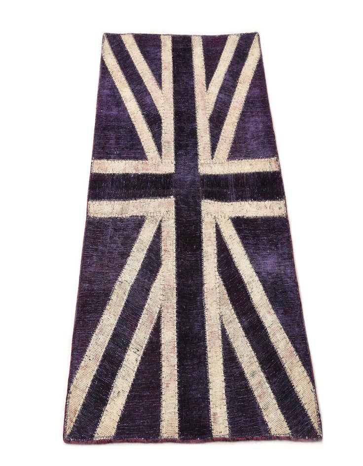 Detail image of 2' 9 x 4' 10 Hand Knotted Ultra Vintage Persian Wool Rug