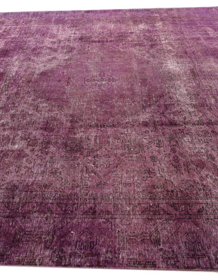 Detail image of  9' 1 x 11' 3  Hand Knotted Ultra Vintage Persian Wool Rug