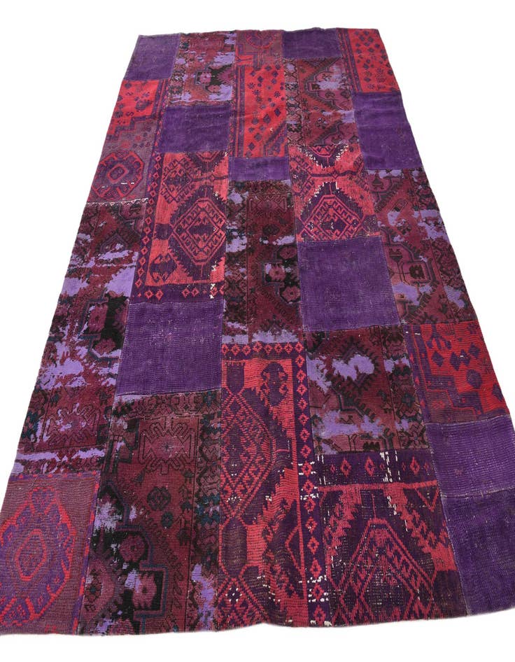 Detail image of  7' 3 x 9' 9  Hand Knotted Ultra Vintage Persian Wool Rug