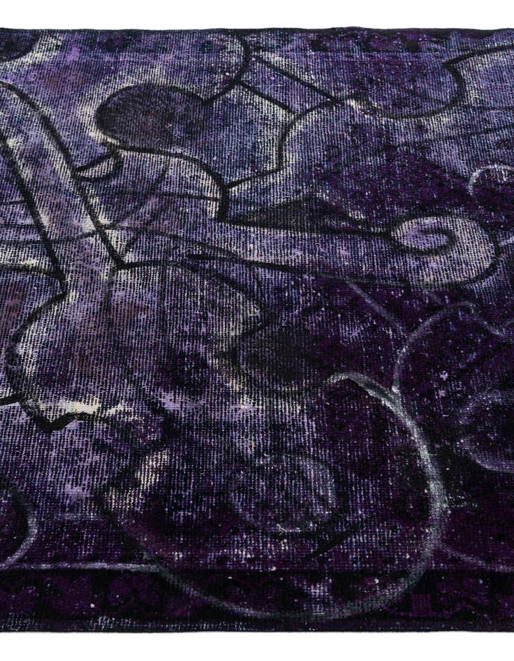 Detail image of  3' 10 x 4' 7  Hand Knotted Ultra Vintage Persian Wool Rug