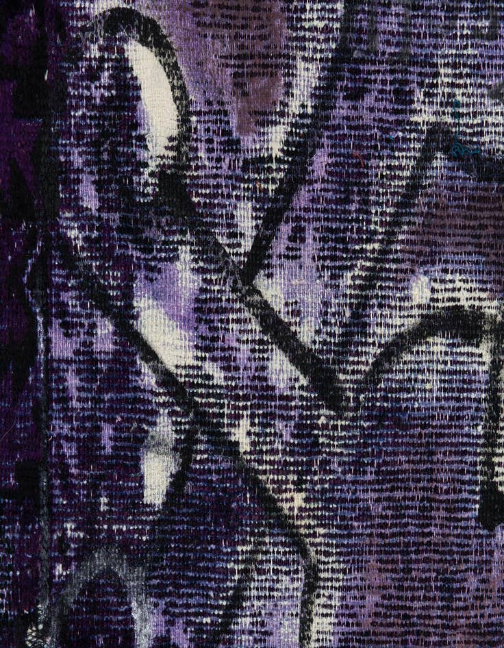 Detail image of  3' 10 x 4' 7  Hand Knotted Ultra Vintage Persian Wool Rug