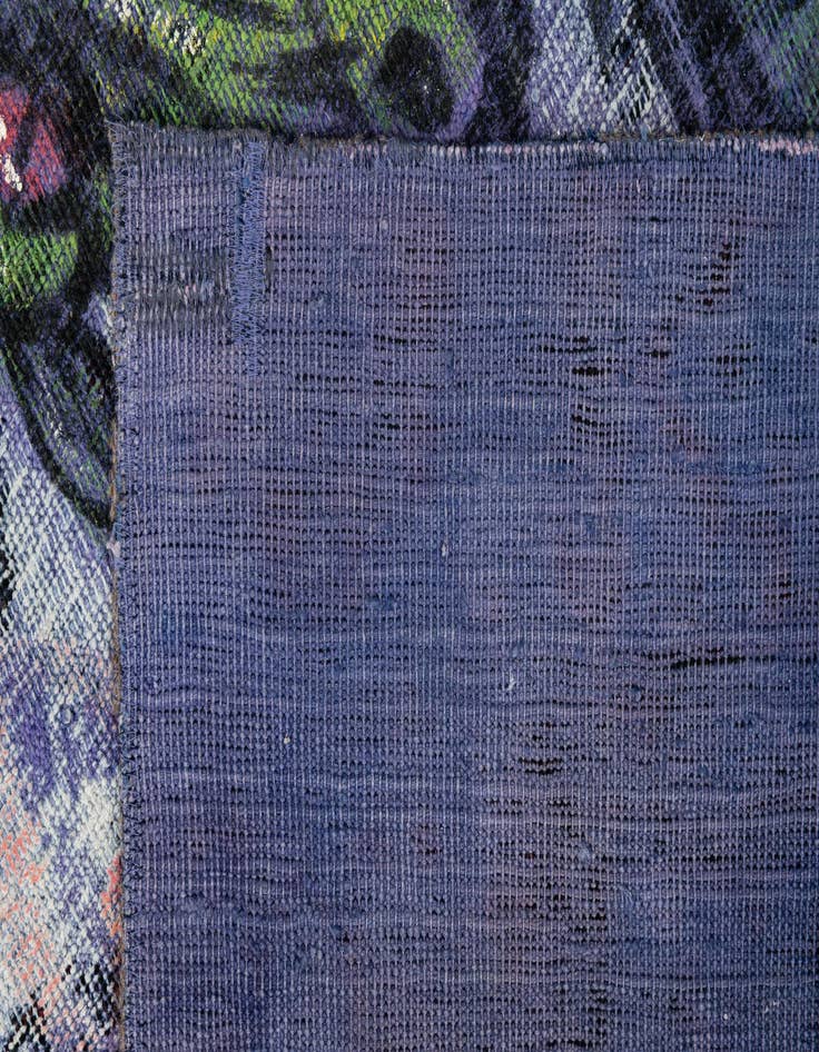 Detail image of  4' 10 x 5' 8  Hand Knotted Ultra Vintage Persian Wool Rug