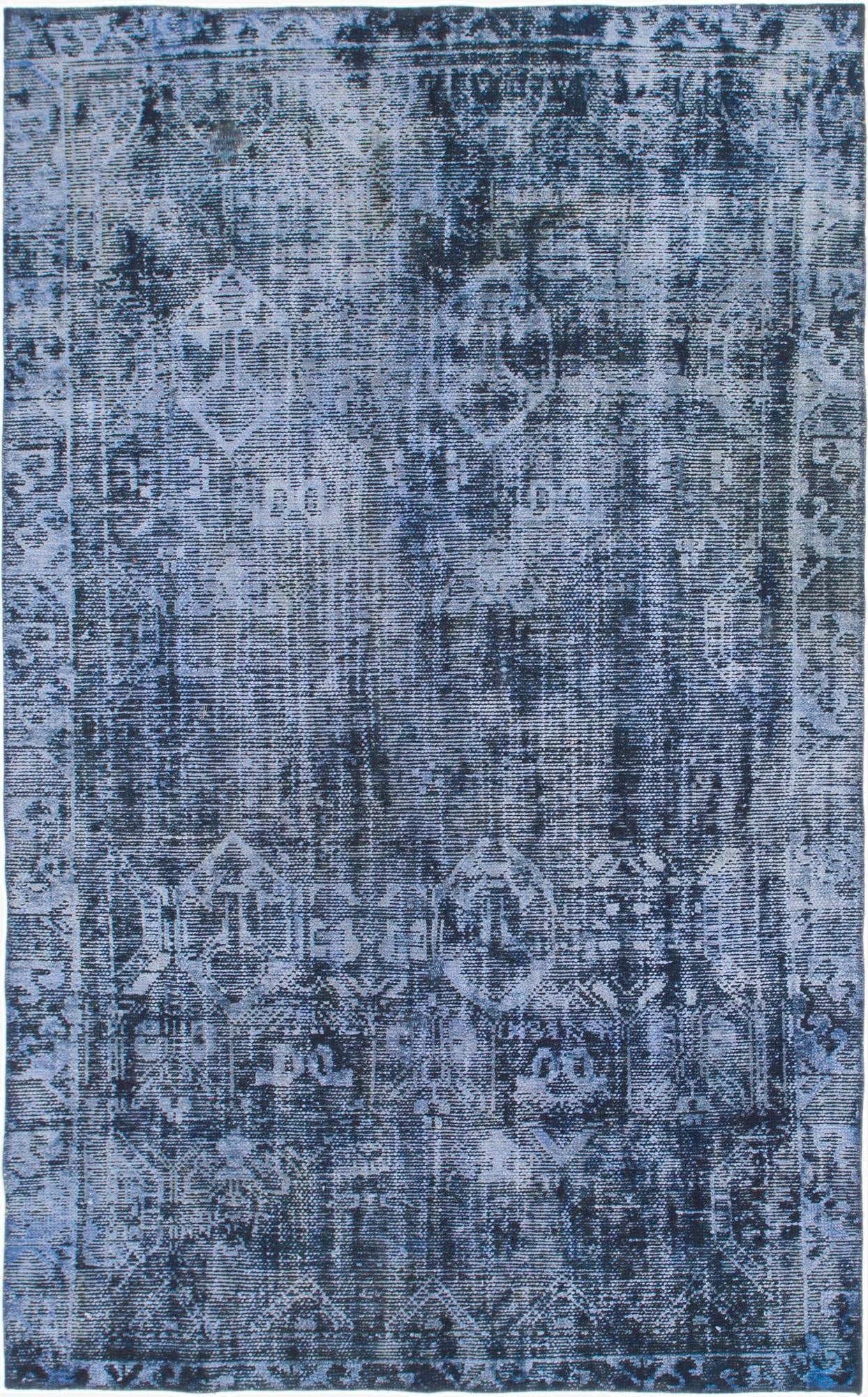  5' 5 x 8' 8  Hand Knotted Ultra Vintage Persian Wool Rug