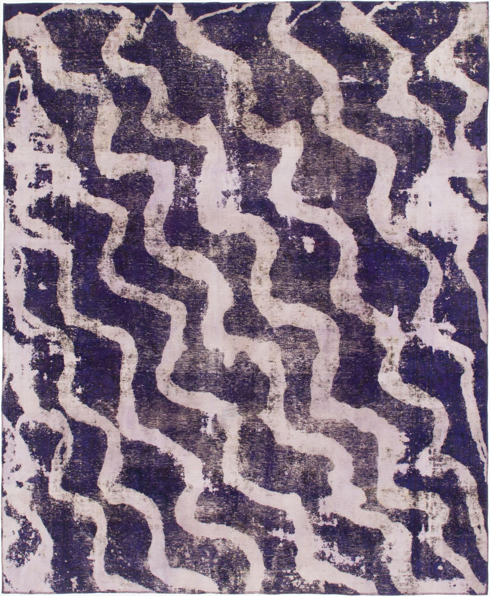  9' 3 x 11' 4  Hand Knotted Ultra Vintage Persian Wool Rug