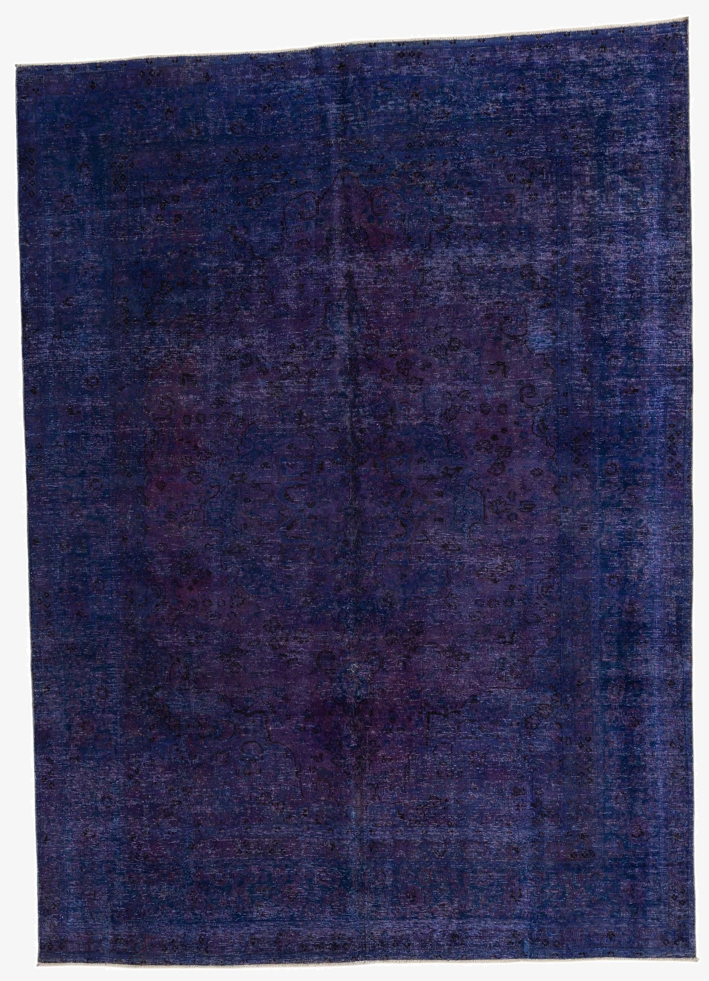  7' 7 x 10' 5  Hand Knotted Ultra Vintage Persian Wool Rug