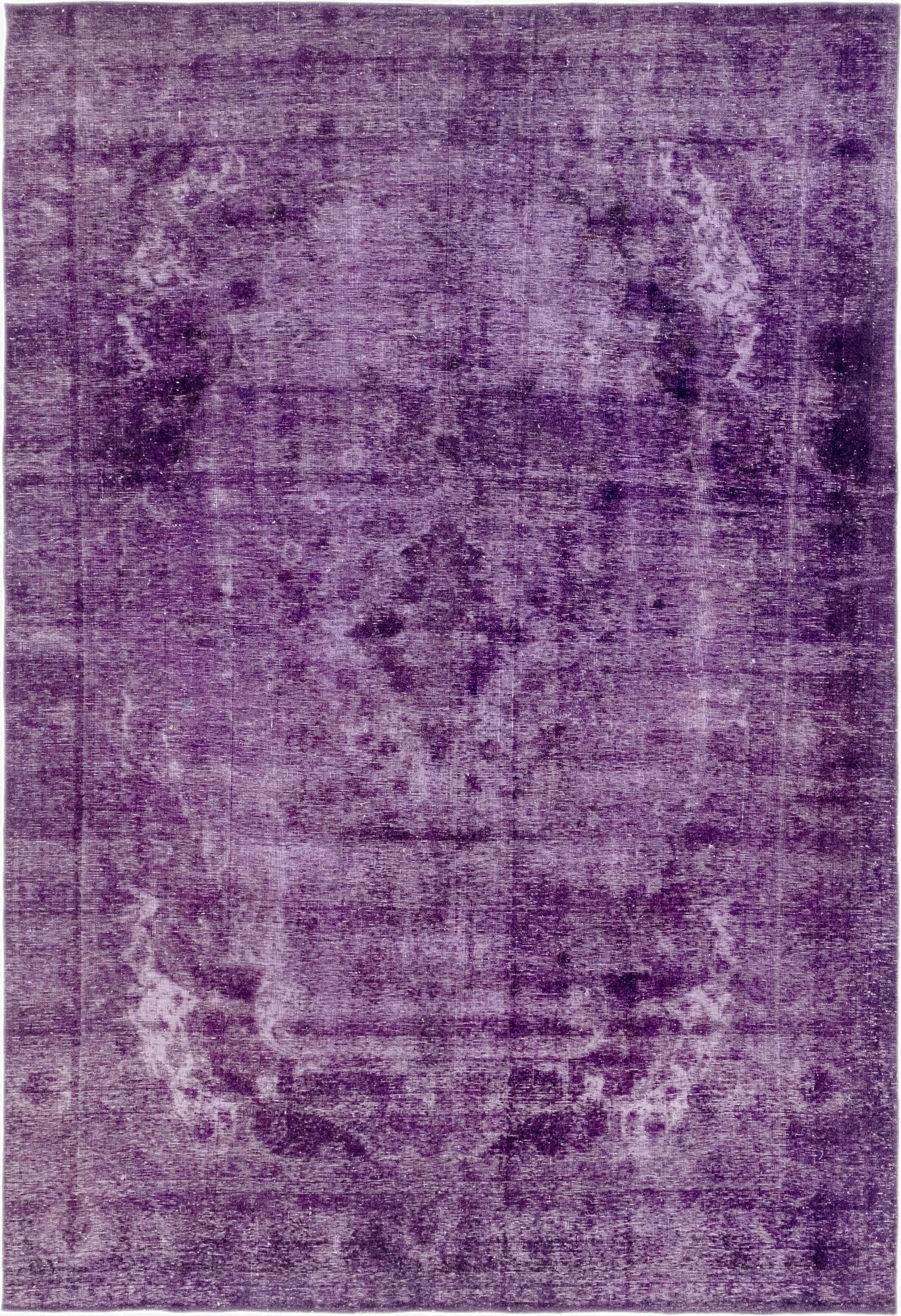  7' 4 x 10' 9  Hand Knotted Ultra Vintage Persian Wool Rug