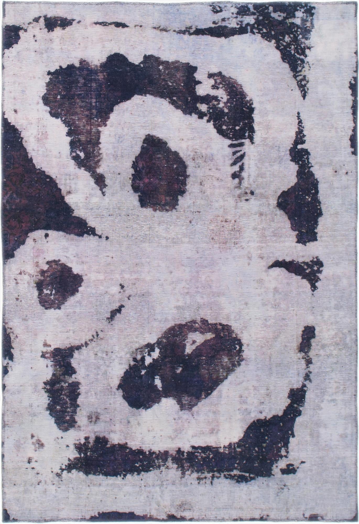  5' 3 x 7' 8  Hand Knotted Ultra Vintage Persian Wool Rug