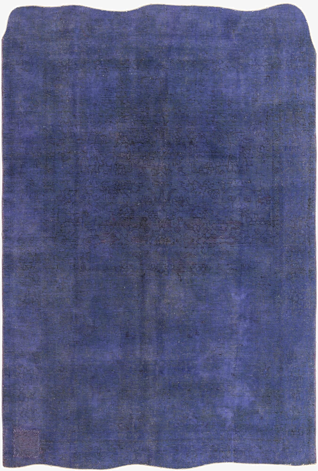  6' 7 x 9' 8  Hand Knotted Ultra Vintage Persian Wool Rug