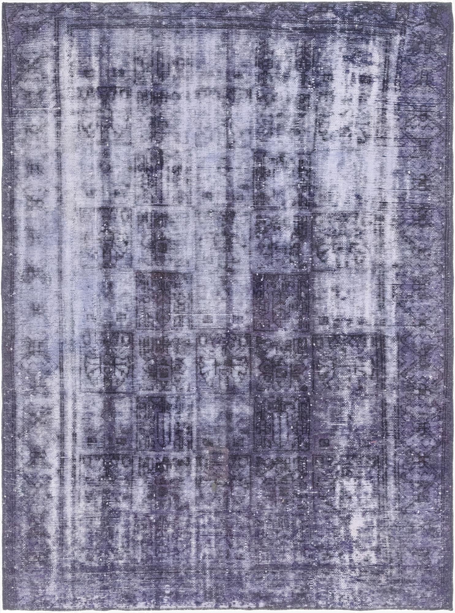  6' 7 x 9'  Hand Knotted Ultra Vintage Persian Wool Rug