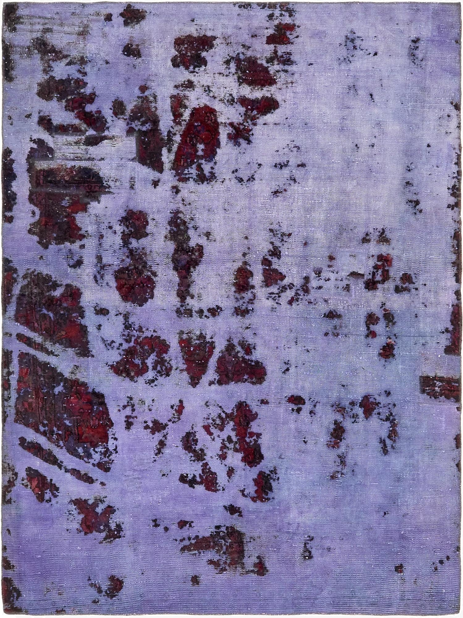  6' 6 x 8' 7  Hand Knotted Ultra Vintage Persian Wool Rug