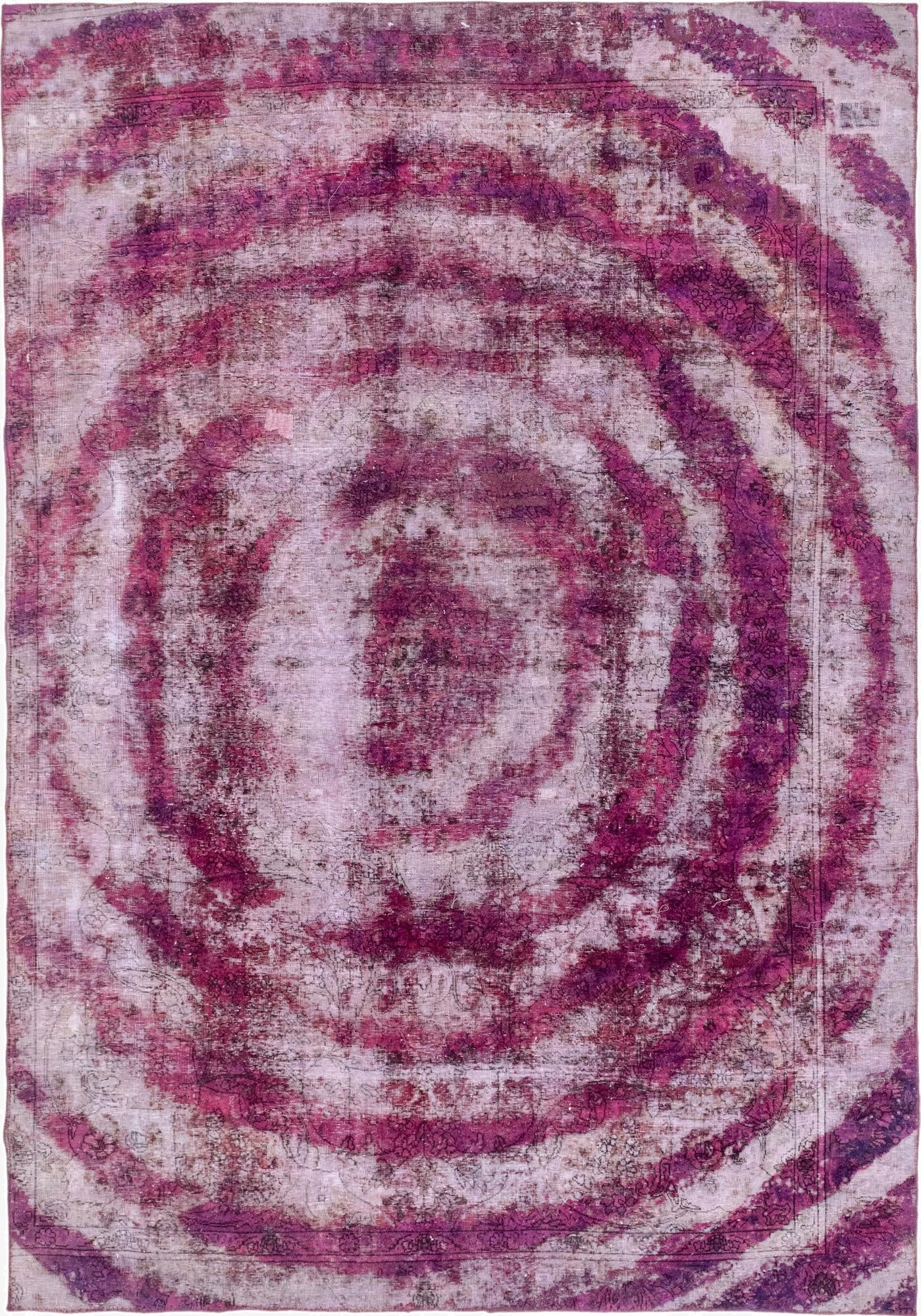  8' 4 x 11' 9  Hand Knotted Ultra Vintage Persian Wool Rug