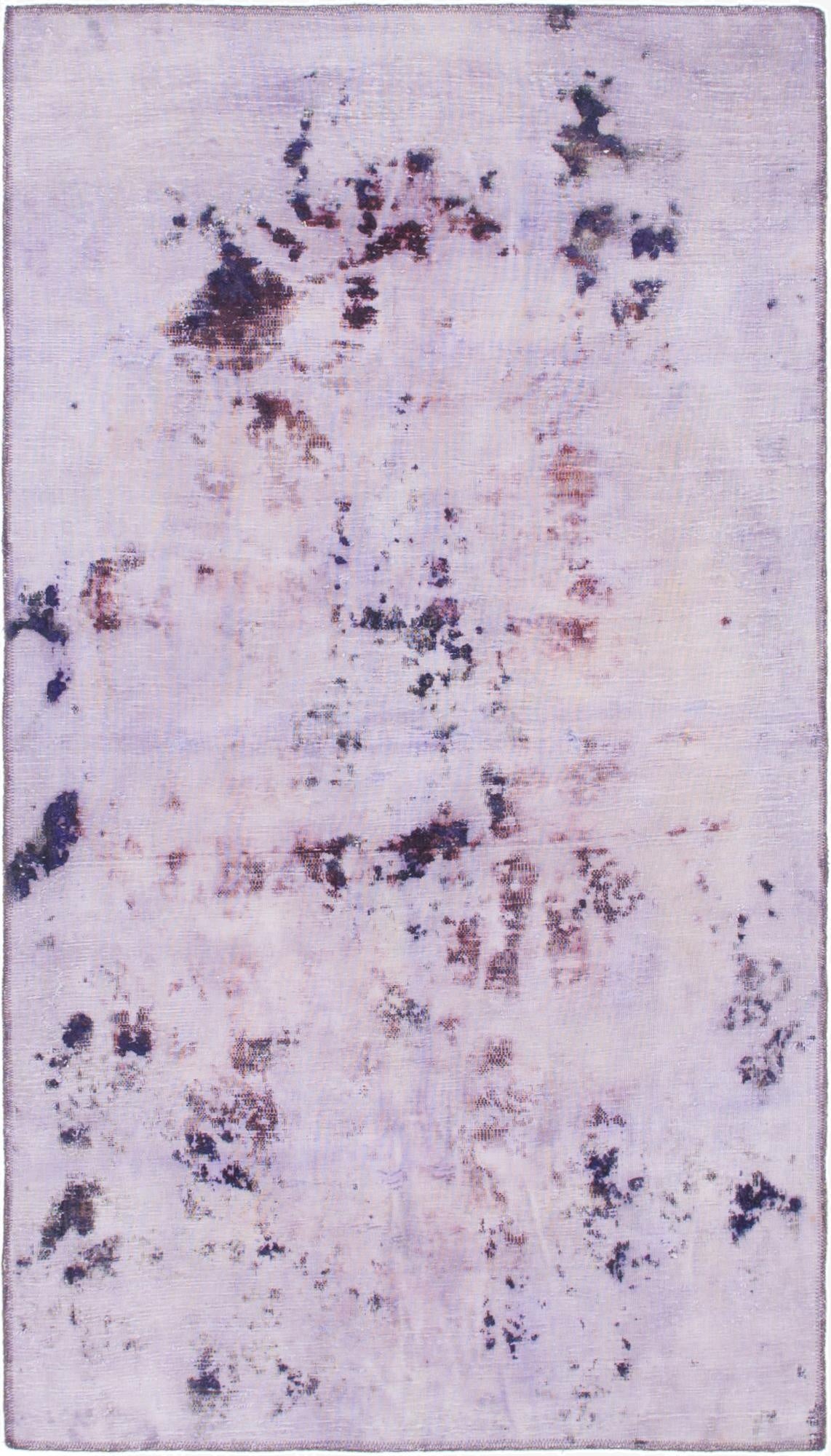  3' 8 x 6' 8  Hand Knotted Ultra Vintage Persian Wool Rug