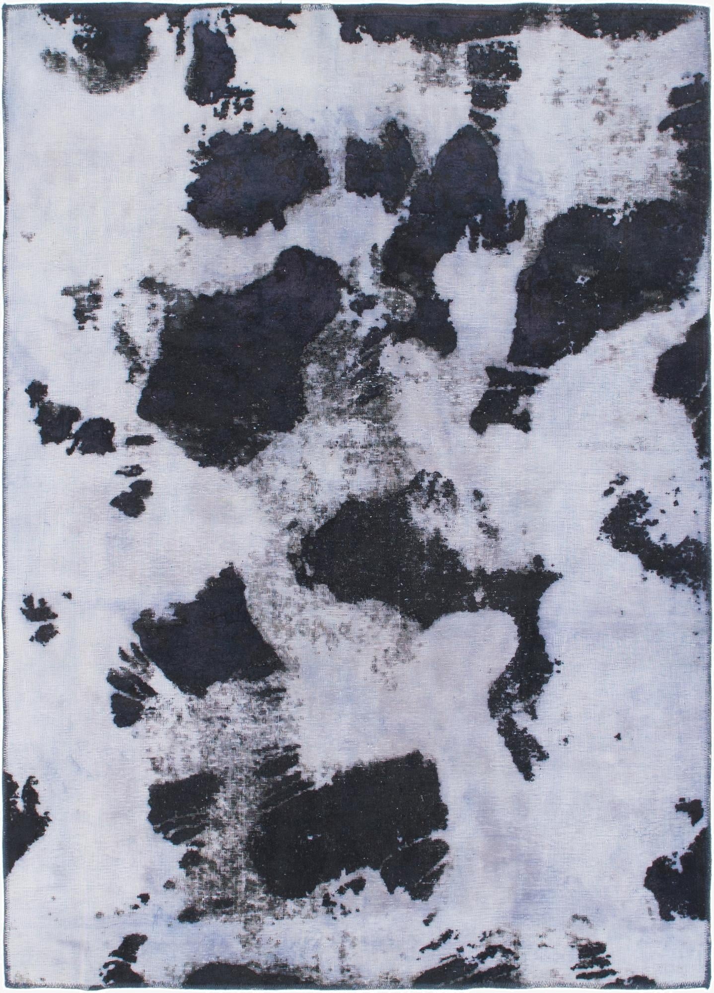  5' 6 x 7' 8  Hand Knotted Ultra Vintage Persian Wool Rug