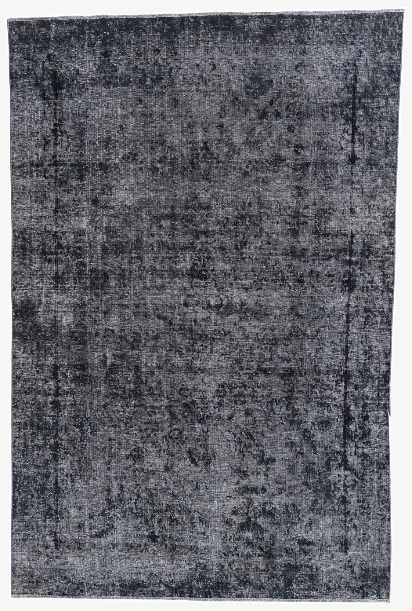  6' 2 x 9' 5  Hand Knotted Ultra Vintage Persian Wool Rug