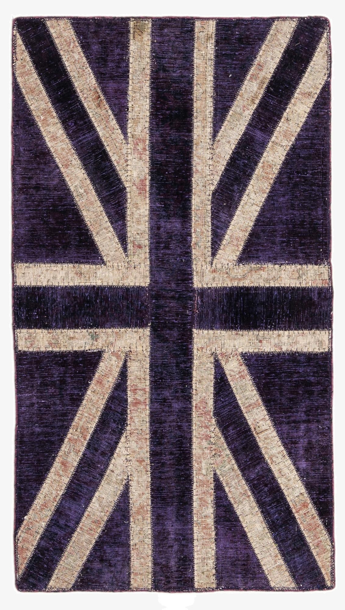  2' 8 x 4' 10  Hand Knotted Ultra Vintage Persian Wool Rug