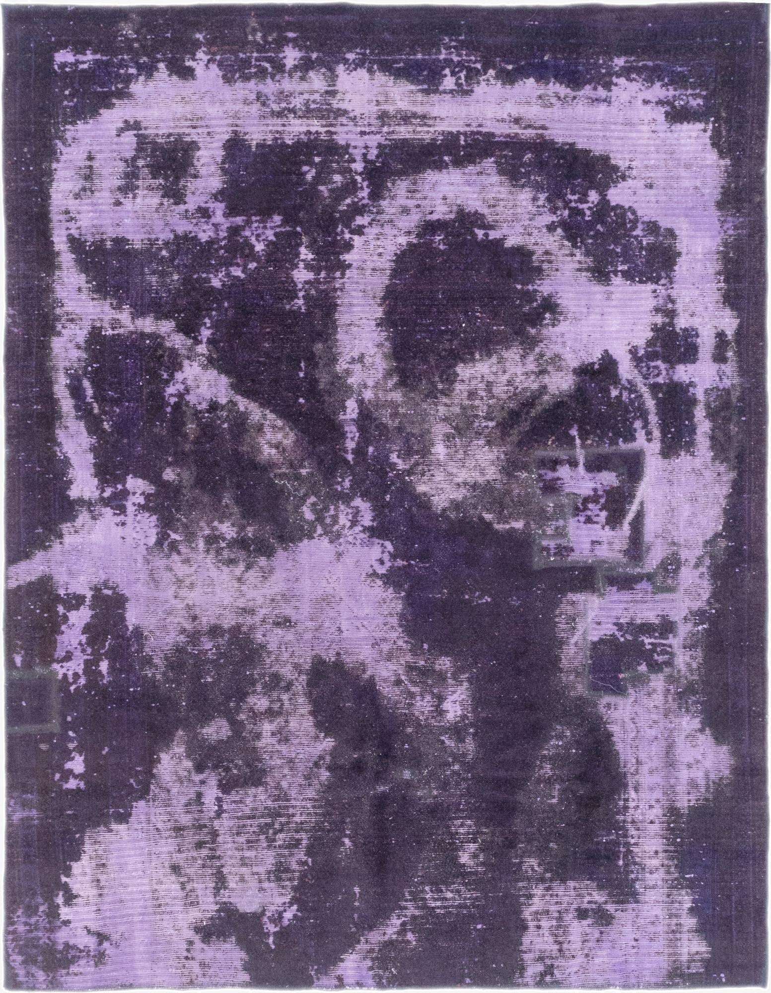  6' 6 x 8' 3  Hand Knotted Ultra Vintage Persian Wool Rug