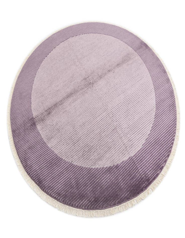 Detail image of  6' 6 x 6' 6  Hand Knotted Darya Wool Round Rug