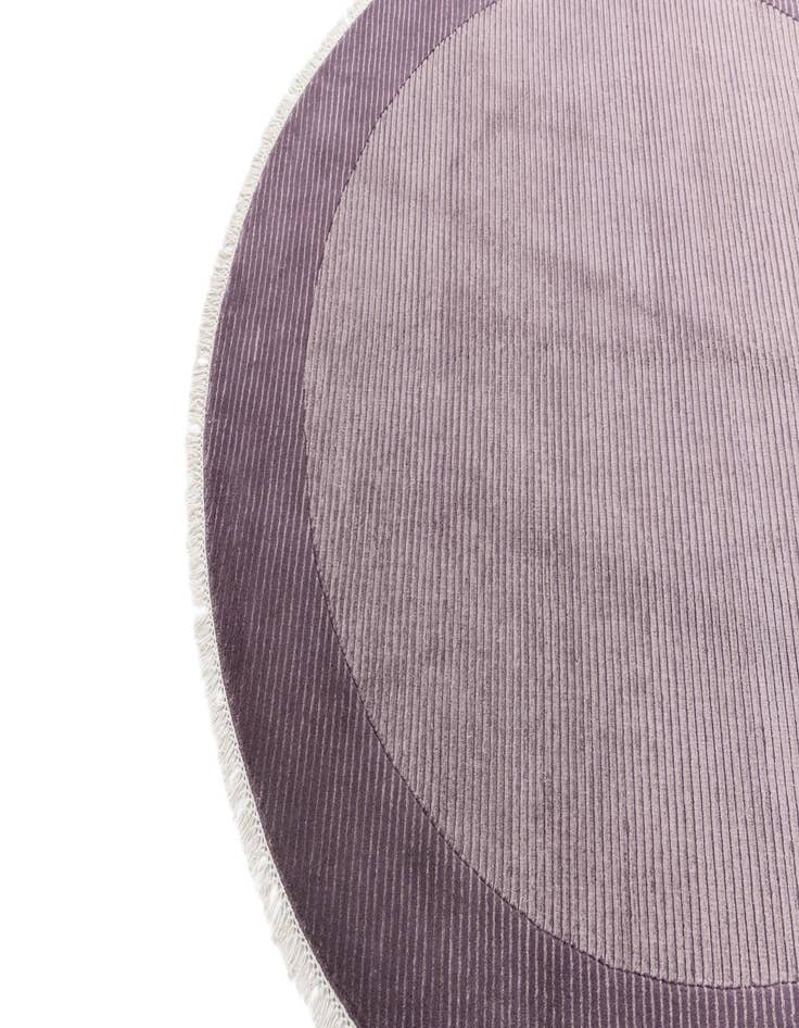 Detail image of  6' 5 x 6' 5  Hand Knotted Darya Wool Round Rug