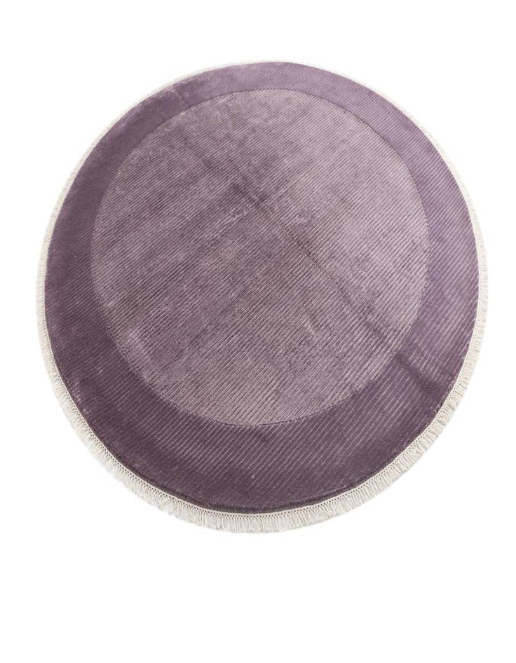 Detail image of  6' 9 x 6' 9  Hand Knotted Darya Wool Round Rug