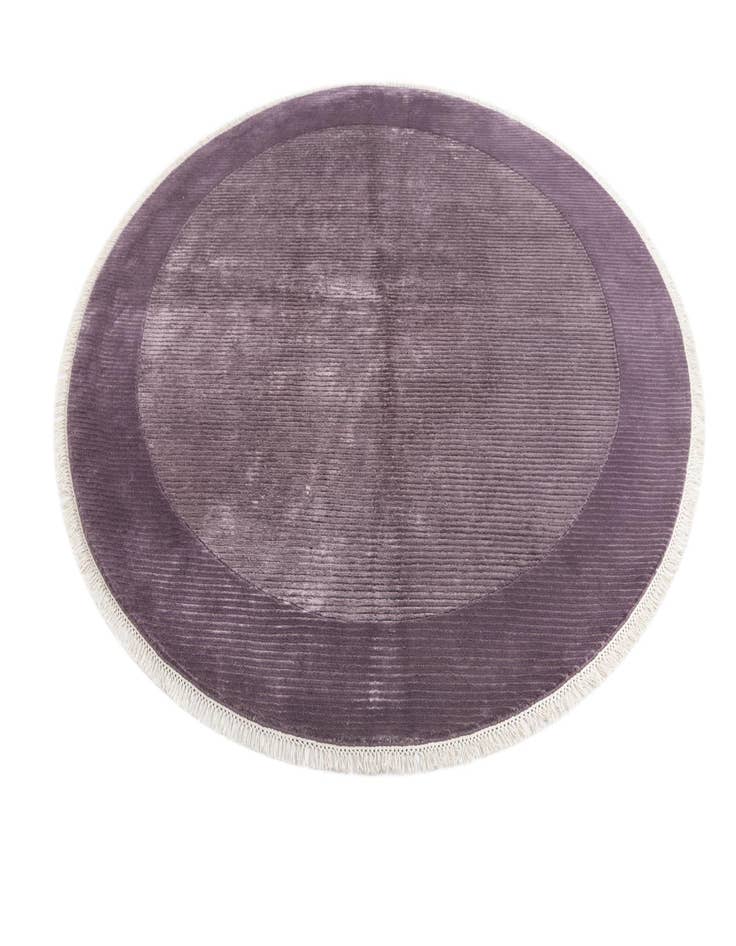 Detail image of  6' 9 x 6' 9  Hand Knotted Darya Wool Round Rug
