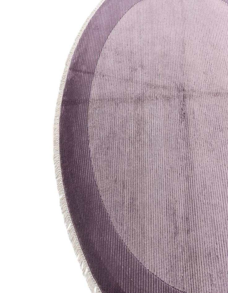 Detail image of  6' 9 x 6' 9  Hand Knotted Darya Wool Round Rug