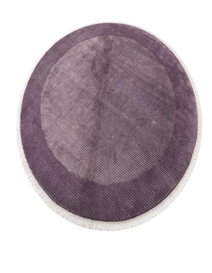 Detail image of  6' 6 x 6' 6  Hand Knotted Darya Wool Round Rug