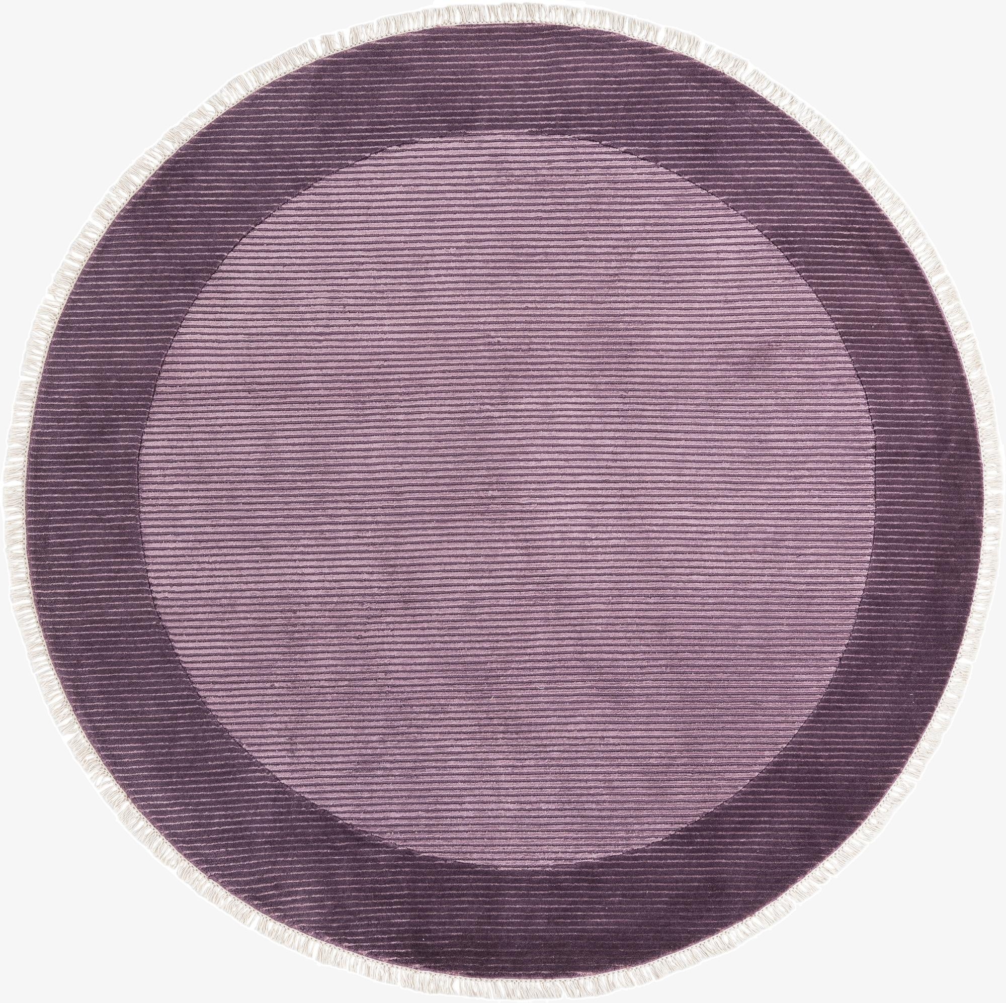  6' 6 x 6' 6  Hand Knotted Darya Wool Round Rug