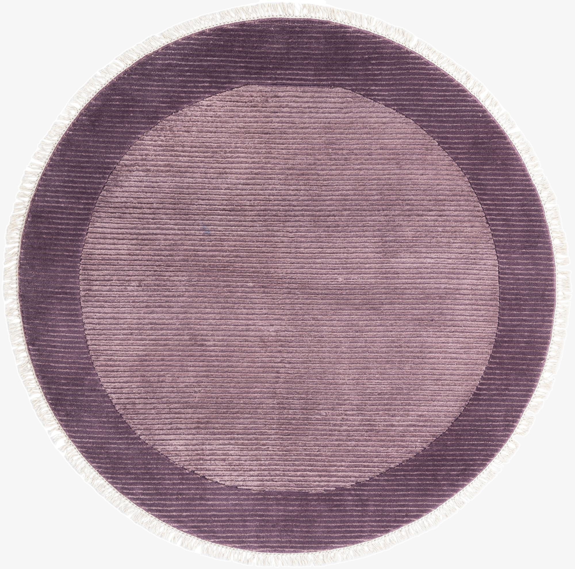  4' 9 x 4' 9  Hand Knotted Darya Wool Round Rug