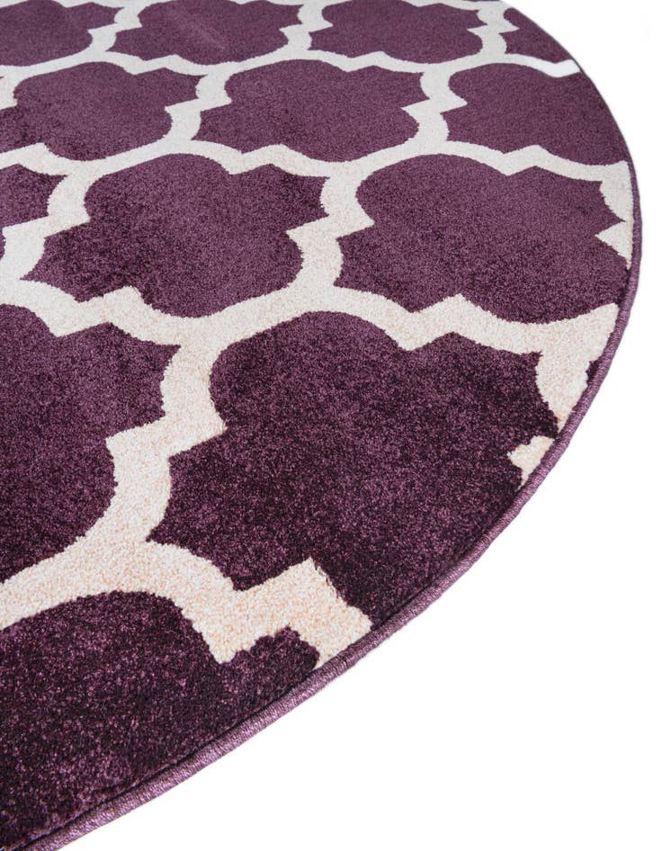 Detail image of  8' x 8' Lattice Round Rug