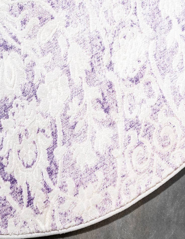 Detail image of 6' x 6' Modern Classical Round Rug