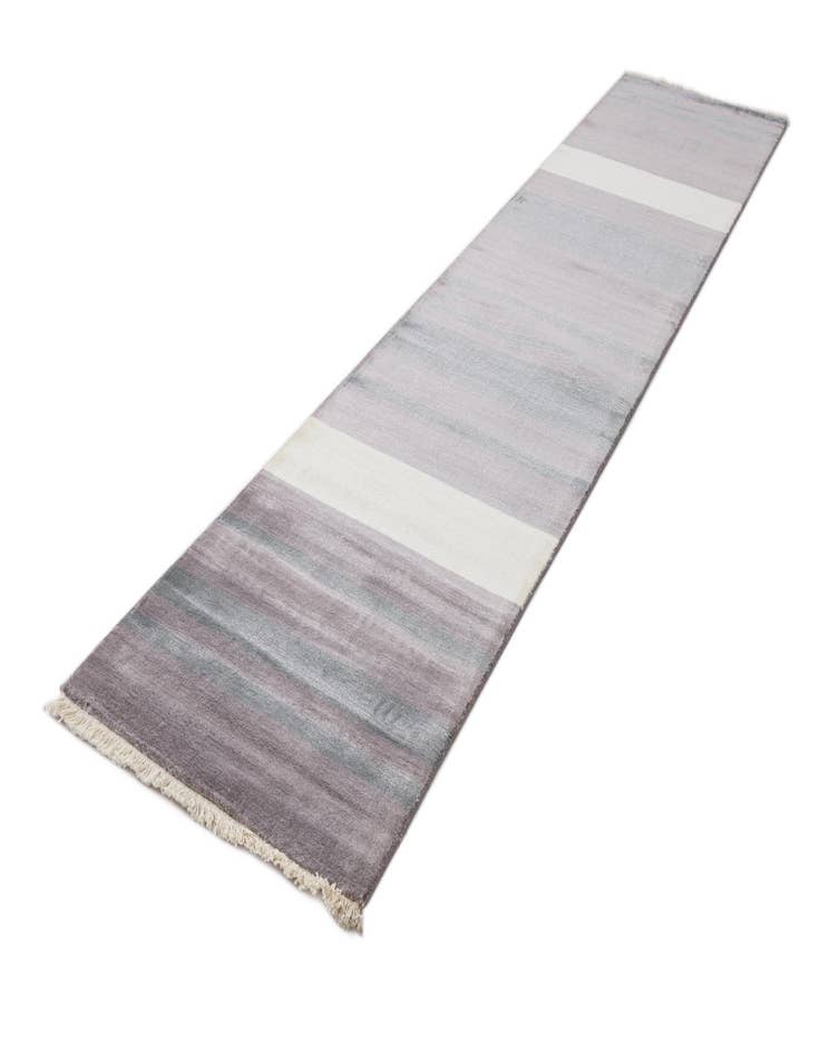 Detail image of  2' 8 x 12' 9  Hand Knotted Darya Wool Runner Rug