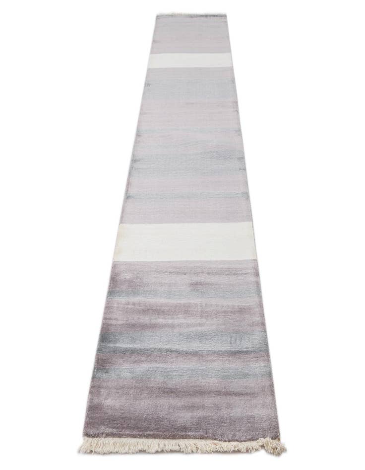 Detail image of  2' 8 x 12' 9  Hand Knotted Darya Wool Runner Rug