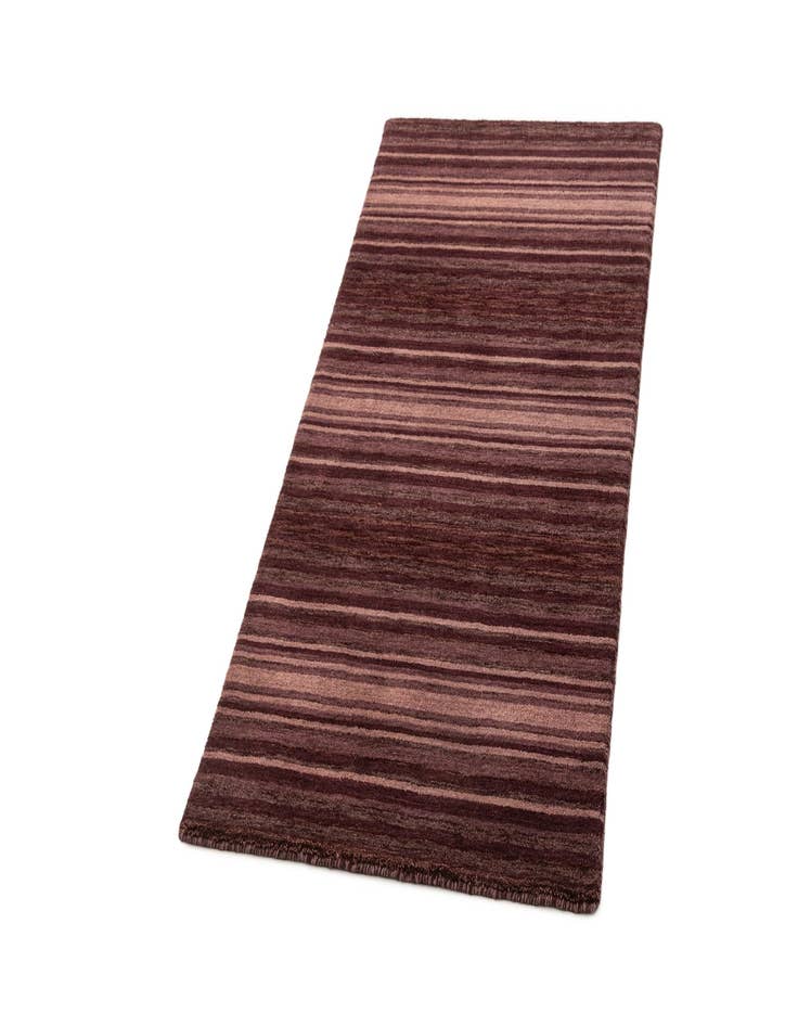 Detail image of  2' 4 x 4' 8  Hand Knotted Gabbeh Wool Runner Rug