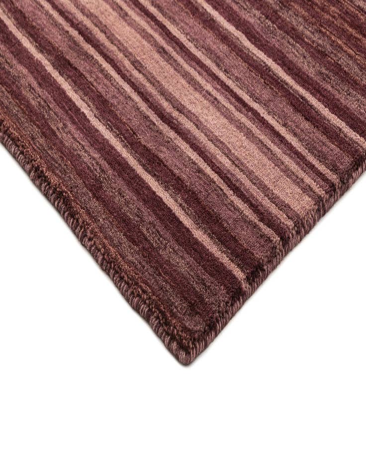 Detail image of  2' 4 x 4' 8  Hand Knotted Gabbeh Wool Runner Rug