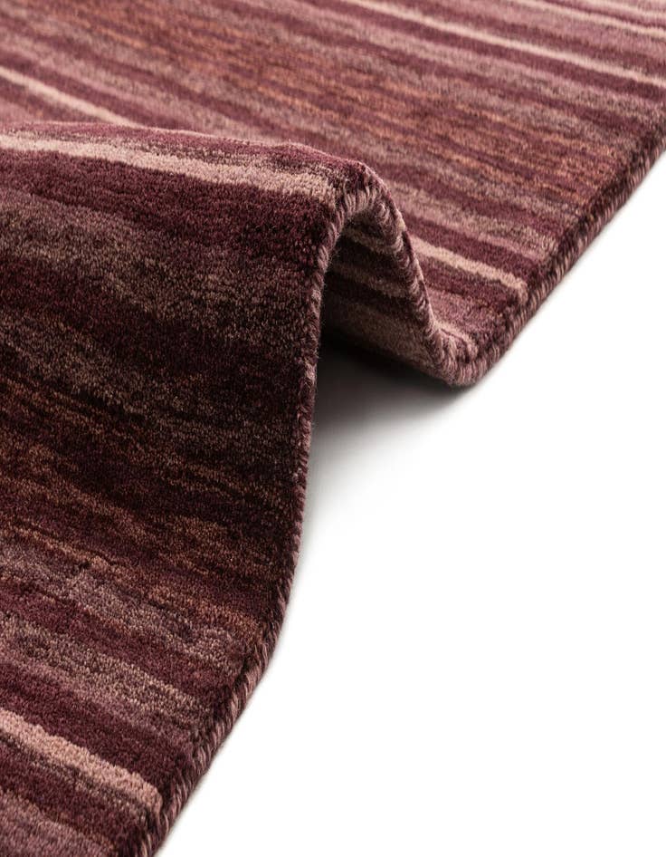 Detail image of  2' 4 x 4' 8  Hand Knotted Gabbeh Wool Runner Rug