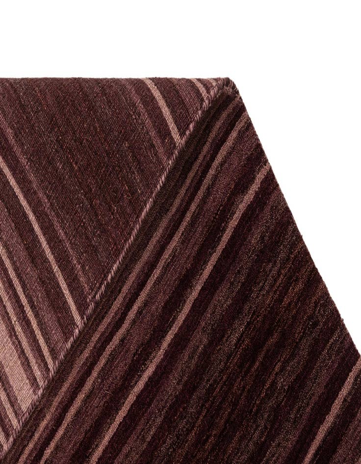 Detail image of  2' 4 x 4' 8  Hand Knotted Gabbeh Wool Runner Rug