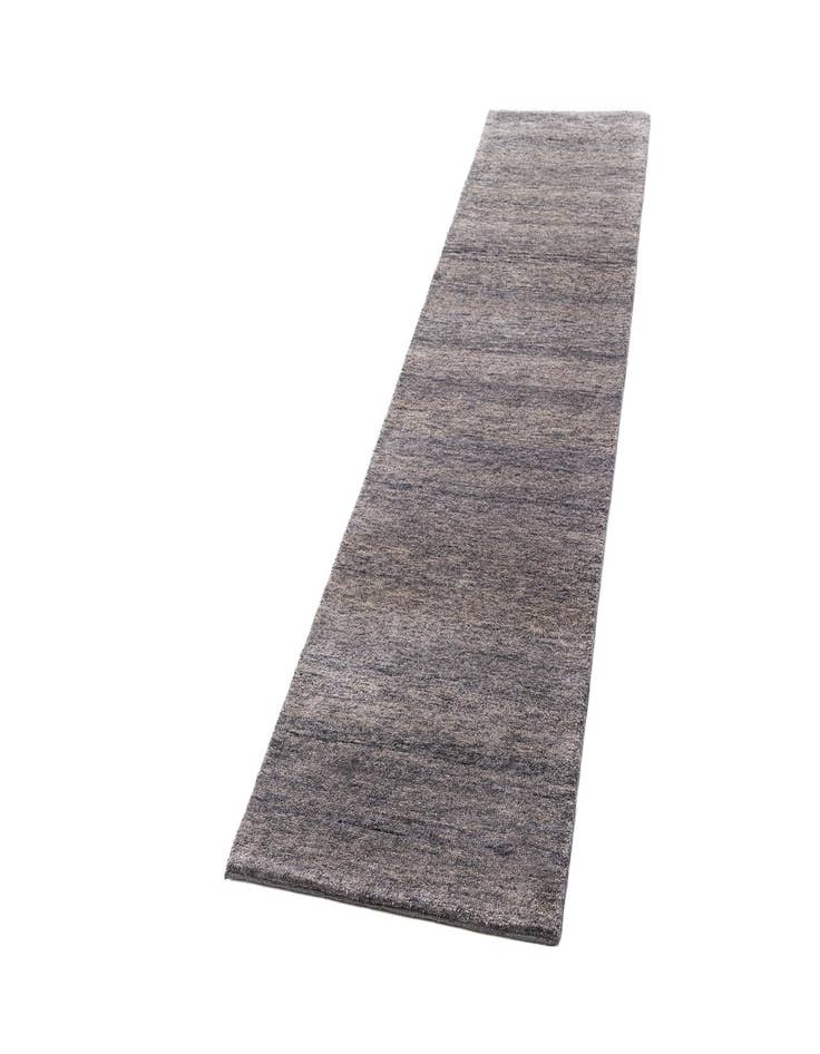 Detail image of  2' 8 x 10'  Hand Knotted Gabbeh Wool Runner Rug