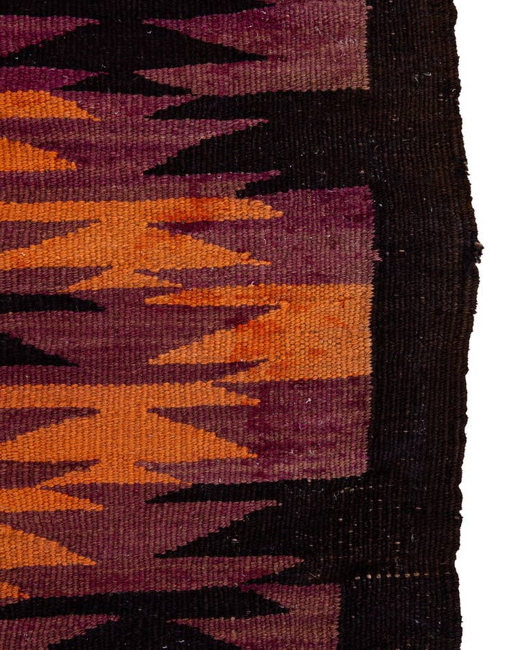 Detail image of  5' x 11' 1  Hand Woven Kilim Fars Wool Runner Rug