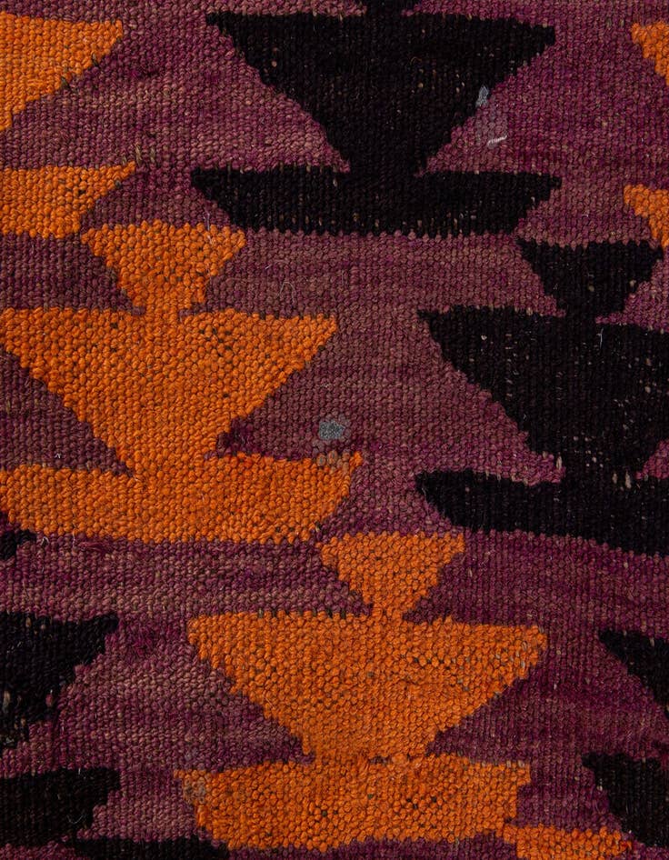 Detail image of  5' x 11' 1  Hand Woven Kilim Fars Wool Runner Rug